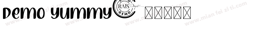 Demo yummy字体转换